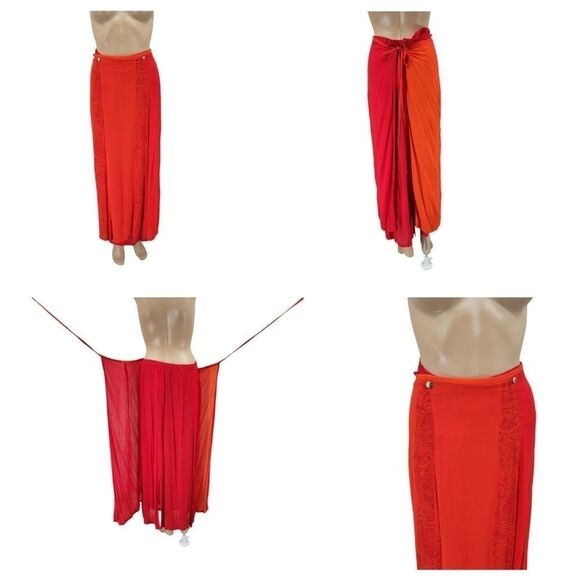 ENDLESS Knot Art Women's Vintage 3pc Bohemian Hippie Set Vest Tunic Skirt - Picture 10 of 15